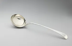 Silver ladle by Hester Bateman, London 1780