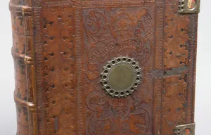Bible printed in 1477 in a leather binding of 1478