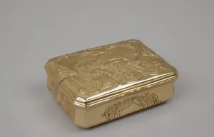 Silver box, English, 1736