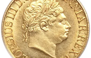 George III gold sovereign, 1817, obverse