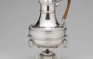 Paul Storr silver hot water jug, London 1807